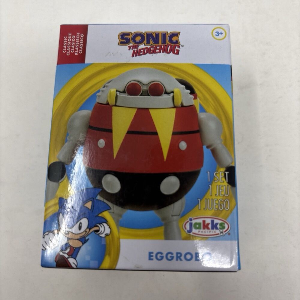 2024 Jakks Pacific 2.50" Sega Sonic The Hedgehog Classic "Eggrobo" Figure New